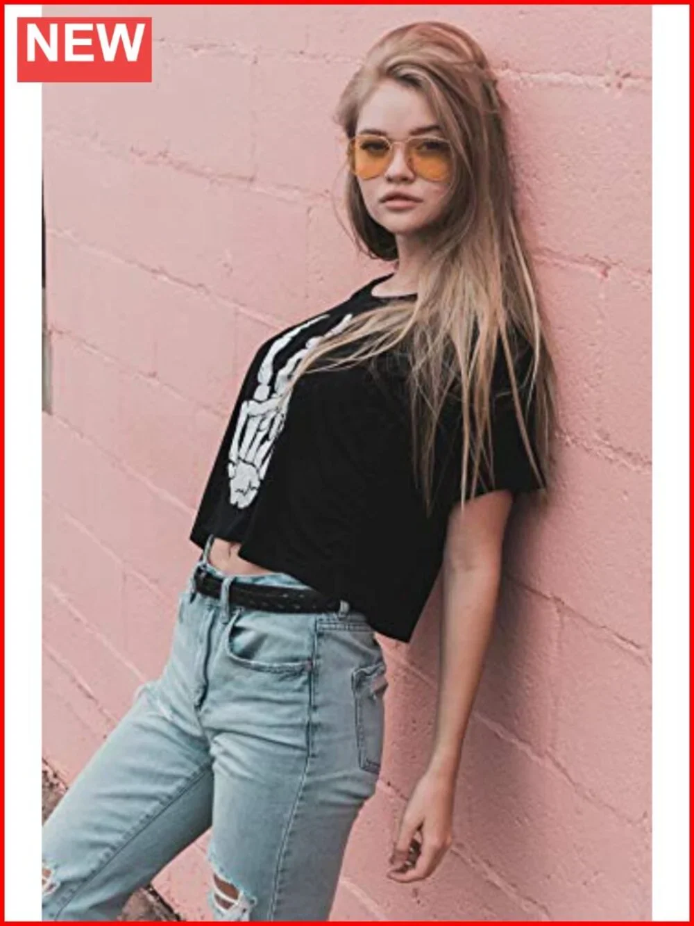 Aviator Frame Oversized Sunglasses with UV400 Protection Gift Box